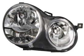 Far Dreapta H1/H7, electric, cu motor, culoare cromat compatibil VW POLO, POLO IV 2002-2009