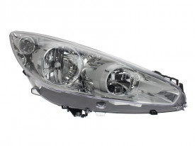Far Dreapta H1/H7/P21, electric, cu motor, culoare cromat compatibil PEUGEOT 308 2011-2013