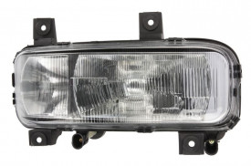 Far dreapta H4/H1/W5W, reglaj electric, fara motor, cu halogen MERCEDES ATEGO 1998-2004