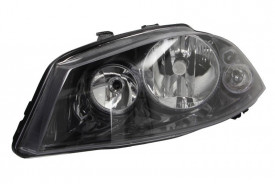 Far Stanga H3/H7, electric, fara motoras, culoare negru compatibil SEAT IBIZA III 2002-2006