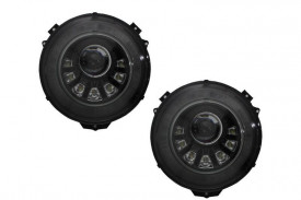 Faruri Bi-Xenon LED compatibil cu Mercedes G-Class W463 (2005-2017) M Square Look - Img 1