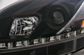 Faruri DAYLIGHT LED compatibil cu Fiat Grande Punto (09.2005-2008) Negru - Img 3