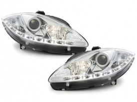 Faruri DAYLINE compatibil cu SEAT Leon 1P 2005-2009 Fundal Crom - Img 4