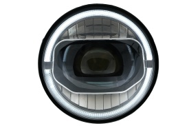 Faruri Full LED CREE DRL compatibil cu Jeep Wrangler JK (2007-2017) conversie la modelul din 2018+ - Img 8