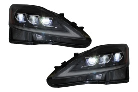 Faruri Full LED Semnal Dinamic compatibil cu LEXUS XE20 (2006-2013) Negru - Img 6