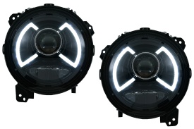 Faruri LED compatibile cu Jeep Wrangler IV JL/JLU (2018-up)