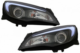 Faruri LED DRL compatibil cu Opel Astra J (2010-2015) Negru - Img 2