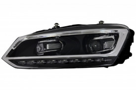 Faruri LED Light Bar compatibil cu VW POLO 6R 6C (2010-2017) Semnalizare Dinamica Matrix Design - Img 3