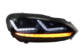 Faruri Osram LED compatibil cu VW Golf 6 VI 2008-2012 GTI Rosu LEDriving Semnal Dinamic - Img 7