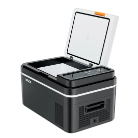 Frigider auto de 22L, voltaj operare 12V 24V DC si 100-240V AC 60W, -20C - 20 grade C pentru exterior, camping, rulote - Img 12