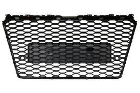 Grila Bara Fata compatibil cu Audi A7 4G Pre-Facelift (2010-2014) RS7 Design Negru Lucios - Img 9