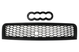 Grila Centrala compatibil cu AUDI A4 B6 Sedan Avant 8E/8H (2001-2004) RS Design Negru Mat