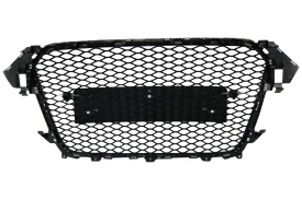 Grila Centrala compatibil cu AUDI A4 B8 Facelift 2012-2015 RS Design Negru Lucios - Img 8