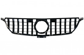 Grila Centrala compatibil cu Mercedes ML-Class W166 2012-2014 GT-R Panamericana Design Black - Img 5