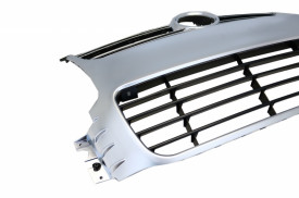 Grila Centrala compatibil cu VW Golf 5 V (2003-2008) R32 Design Brushed Aluminium - Img 4