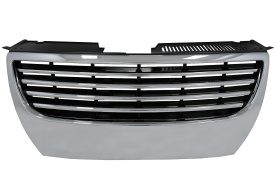 Grila centrala compatibil cu VW Passat B6 2005-2010, Crom, fara PDC