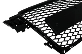 Grila Centrala Fara Emblema compatibil cu Audi A4 B8 2007-2012 RS Design Negru Lucios - Img 5