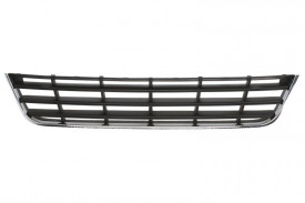 Grila centrala inferioara compatibil cu VW Passat B6 2005-2010, Crom cu negru