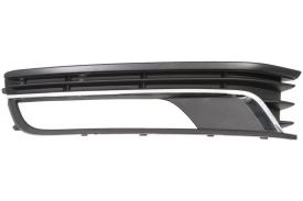Grila laterala de protectie compatibila cu VW Passat B7 2010-2014, montare partea STANGA fata, culoare negru cu crom