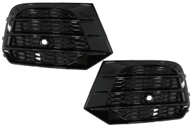 Grile Laterale compatibil cu Audi Q3 8U Facelift 2014-2017 RS Design Negru Lucios
