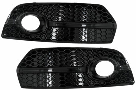 Grile Laterale compatibil cu Audi Q5 SUV 8R 2008-2011 RS Design Negru Lucios - Img 2