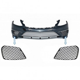 Grile Laterale compatibil cu MERCEDES Benz S-Class W222 2013-2020 S63 Desing Negru Lucios - Img 2