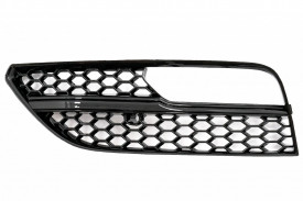Grile Laterale Proiectoare compatibil cu Audi A3 8V 2013-2015 RS3 Design Negru Lucios - Img 3