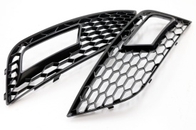 Grile Proiector compatibil cu AUDI A4 B8 facelift 2012-2015 RS4 Design Negru Lucios - Img 5
