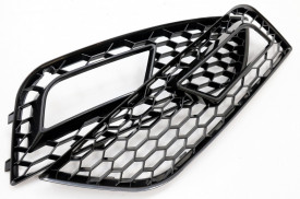 Grile Proiector compatibil cu AUDI A4 B8 facelift 2012-2015 RS4 Design Negru Lucios - Img 5