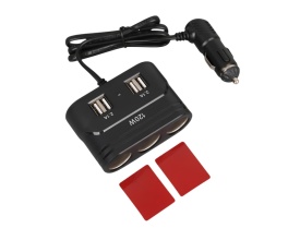 Incarcator auto, Splitter bricheta 12V-24V, 120W, 3 iesiri, 4 USB 2.1A  - Img 2