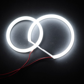 Kit Angel Eyes LED COTTON compatibil cu BMW seria 3 E90 2x106mm + 2x131.5mm - Img 3