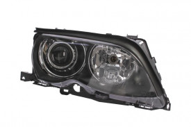 Lampa frontala Dreapta D2S/H7, electric, cu motor, culoare negru compatibil BMW seria 3 E46 2001-2005 - Img 1