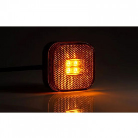 Lampa gabarit 62x62, LED, galbena, 12-36V, FT-027-Z Fristom - Img 3