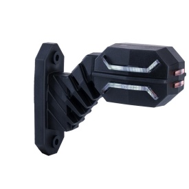 Lampa gabarit cu brat oblic 45°, 135mm, 16LED-uri, 3 functii, dreapta, Dragon, LD3064 Horpol