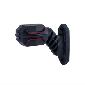 Lampa gabarit cu brat oblic 45°, 135mm, 16LED-uri, 3 functii, stanga, Dragon, LD3063 Horpol