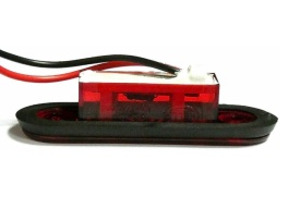 Lampa gabarit cu LED, rosu, 75mm x 22mm, 24V - Img 5
