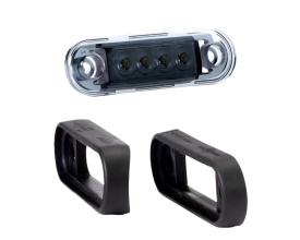 Lampa gabarit FT-073Z galbena, dimensiune 84mm x 27mm, LED, montare bullbar, culoare fumurie - Img 5