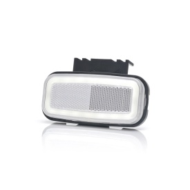 Lampa gabarit, Lumina de clarificare, LED neon, Alb, 12-24V, WAS Polonia 1404 W199 - Img 1