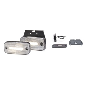 Lampa gabarit, Lumina de clarificare, LED neon, Alb, 12-24V, WAS Polonia 1136 W157 - Img 5
