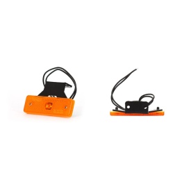 Lampa gabarit, lumina de clarificare, LED, Portocaliu, 12-24V, WAS Polonia 217Z W44 - Img 5