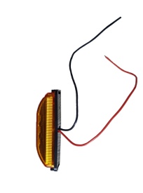 Lampa Laterala 3 LED, 90x30 mm, Galbena, Gabarit, 12V -24V Resistenta La Apa - Img 3