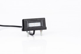 Lampa numar 83x40, 2 LED-uri, 12-30V neagra FT-016 Fristom - Img 1