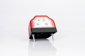 Lampa numar inmatriculare, 96x64, 4 LED-uri, rosie FT-031-A Fristom - Img 2
