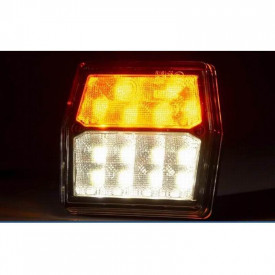 Lampa semnalizare cu pozitie tractoare si utilaje, cu 6 LED-uri, 99.6x93, patrata, FT-225 Fristom - Img 2