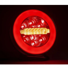 Lampa spate, 3 functii, hamburger, LED neon, cu fire, FT-113 Fristom - Img 4