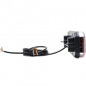 Lampa spate 6 functii, pozitie, semnalizare, ceata, mers inapoi, catadioptru, LED 12/24V, 236x104mm, stanga sau dreapta WAS - Img 5