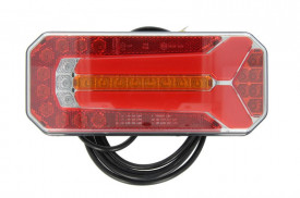 Lampa spate LED, semnalizare dinamica, 236x104, 6 functii, cu ceata, stanga/dreapta, Was - Img 6