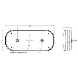Lampa stop cu led, 12-24V, 6 functii, semnalizare dinamica, partea dreapta, FT-610P Led Di Fristom - Img 2