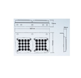 Lampa stop LED, partea stanga, 12-24V, 32 led-uri SMD, rezistenta la apa si intemperii - Img 3