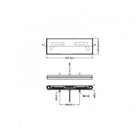 Lampa stop LED, pozitie neon, 12-24V, 6 functii, partea dreapta, E-mark E9 - Img 2